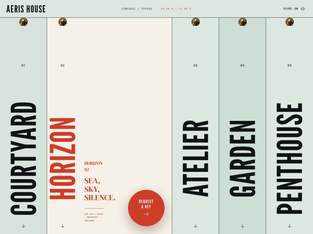 Boutique Hotel website preview
